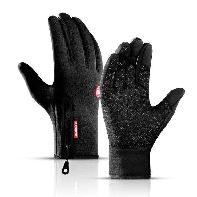 Thermal Gloves Winter Cycling Gloves With Wrist Support Touch Screen - Big J's Showstoppin' Store